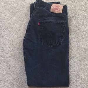Black 501 Levi Jeans